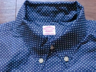 画像1: BUTTON DOWN SHIRTS"DOT PRINT"