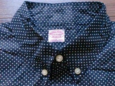 画像1: BUTTON DOWN SHIRTS"DOT PRINT"