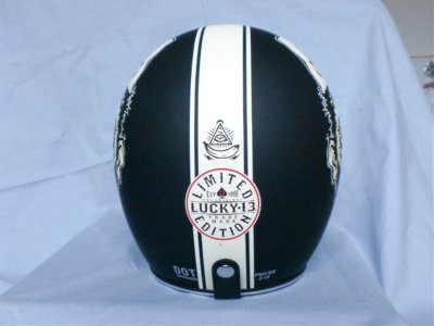 画像2: LUCKY13"Smoking Chimp"Motocycle Helmet