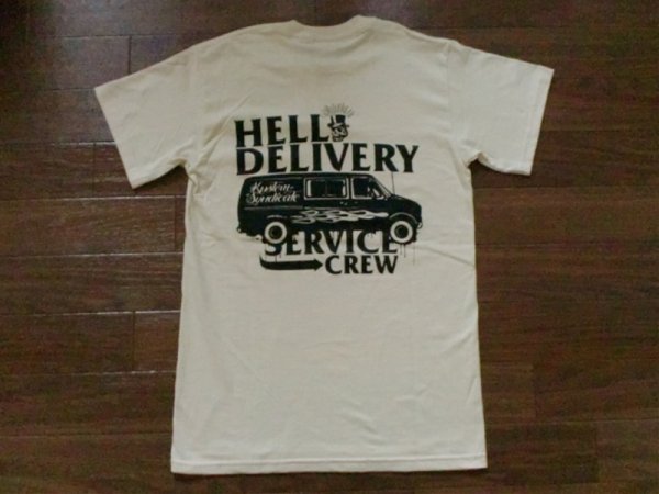 画像1: KRAZY ROD"HELL DELIVERY"POCKET Tee (1)