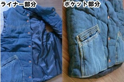 画像3: DENIM AN INSULATED VEST