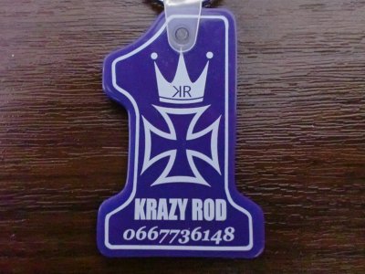 画像1: KRAZY ROD"CROWN" RUBBER KEYHOLDER