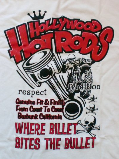 画像2: Hollywood Hot Rods"PISTON"Tee