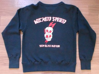 画像3: KRAZY ROD"BLITZ KUSTOM"VINTAGE SWEAT 