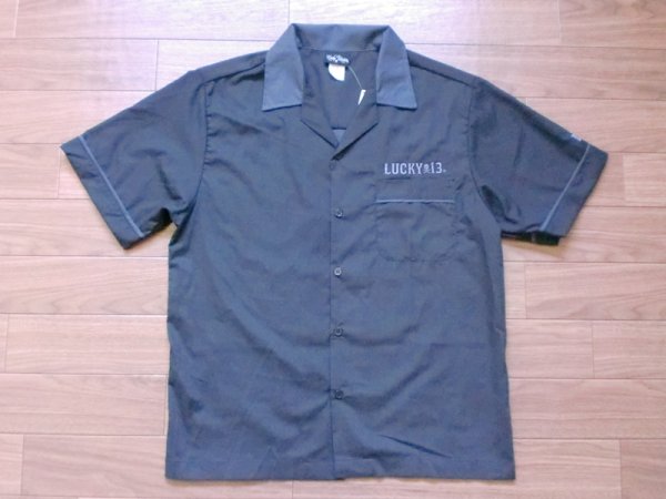 画像1: LUCKY 13"Hobo Tavern"Bowler Shirt (1)