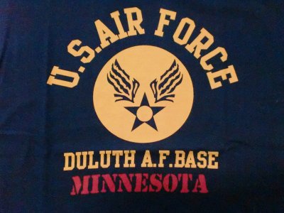 画像1: HOUSTON"U.S. AIR FORCE"Military Tee