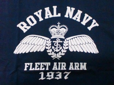 画像1: HOUSTON"ROYAL NAVY"Military Tee