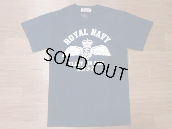 画像1: HOUSTON"ROYAL NAVY"Military Tee (1)