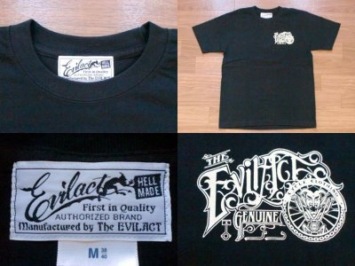 画像1: EVILACT"TT01"6.2oz Tee