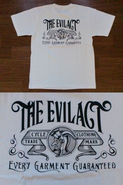 画像2: EVILACT"Old Sign"6.2oz Tee