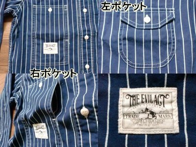 画像2: EVILACT"WABASH SHIRT'S/Stripe"