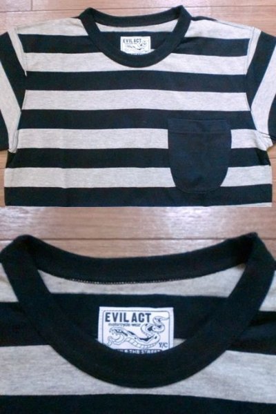 画像3: EVILACT"Standard S/S Border"Tee