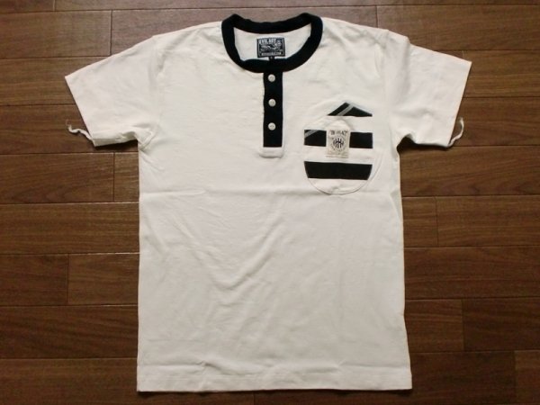 画像1: EVILACT"Henley neckline"Pocket Tee (1)