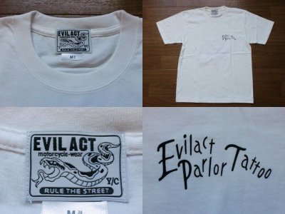 画像3: EVILACT"Evilact tattoo parlor"Tee