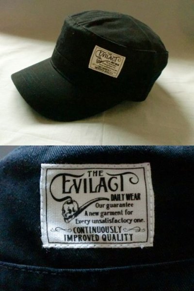 画像2: EVILACT"PIGMENT TWILL CAP/pipe logo"