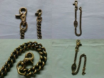 画像3: EVILACT"BRASS WALLET CHAIN/all brass"