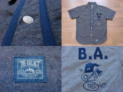 画像2: EVILACT"Baseball Shirt's/B"