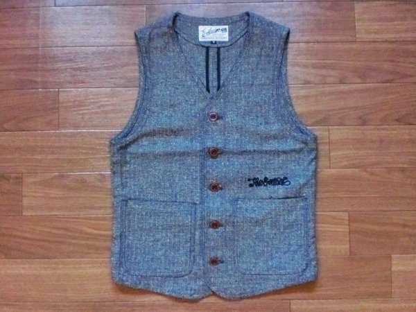 画像1: EVILACT"cotton classic vest" (1)