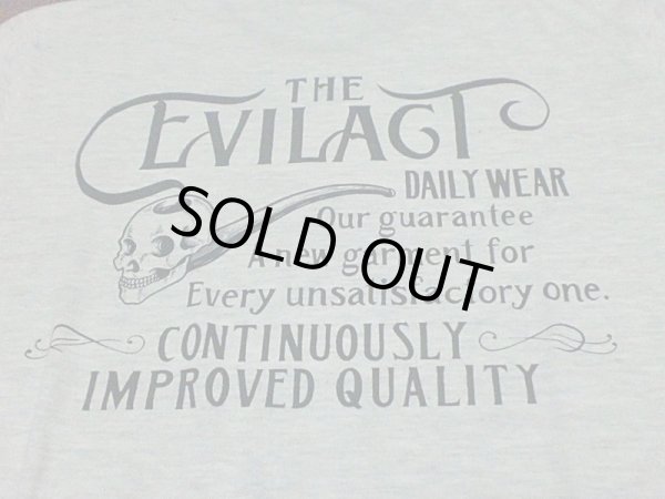 画像2: EVILACT"PIPE SKULL"4.4oz Tri-blend Tee (2)