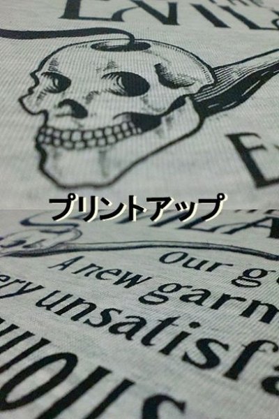 画像3: EVILACT"PIPE SKULL"4.4oz Tri-blend Tee