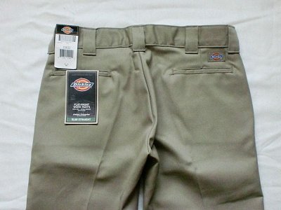 画像1: Dickies"SLIM STRAIGHT FIT WORK PANTS"WP873