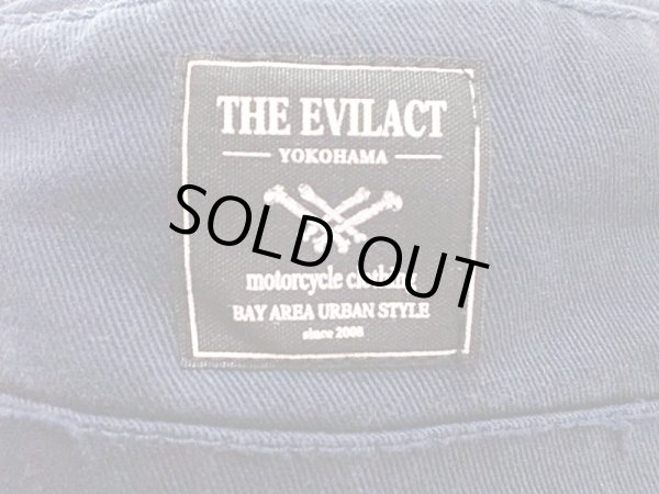 画像2: EVILACT"PIGMENT TWILL CAP/cross bone logo" (2)