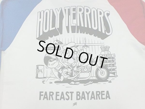 画像2: HOLY TERRORS"HT05"Raglan 3/4 Sleeve Tee (2)