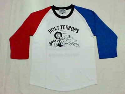 画像1: HOLY TERRORS"HT05"Raglan 3/4 Sleeve Tee