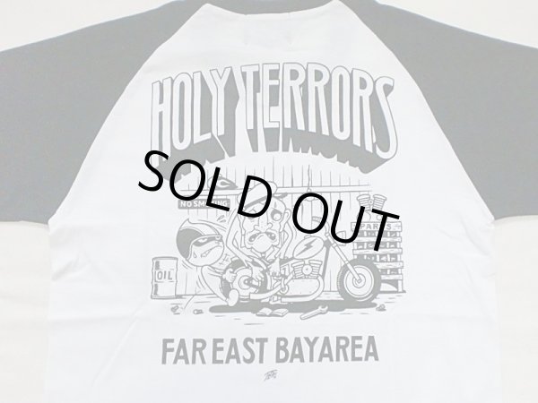 画像2: HOLY TERRORS"HT05"Raglan 3/4 Sleeve Tee (2)
