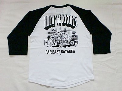 画像2: HOLY TERRORS"HT05"Raglan 3/4 Sleeve Tee