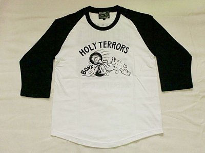 画像1: HOLY TERRORS"HT05"Raglan 3/4 Sleeve Tee