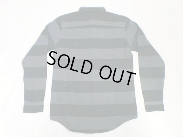 画像2: VINTAGE EL"Heavy Flannel Prison Border Work Shirt" (2)