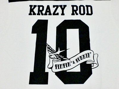 画像1: KRAZY ROD"MAZEL TOV"3/4 SLEEVE HOCKEY Tee 