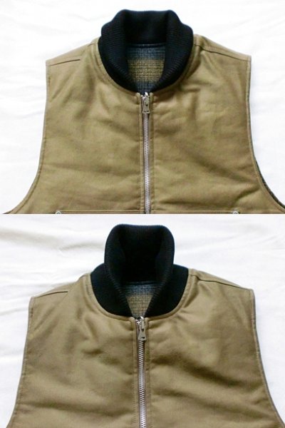 画像1: EVILACT"CODE & WOOL REVERSIBLE VEST"