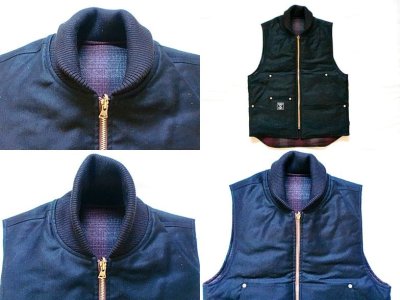 画像1: EVILACT"CODE & WOOL REVERSIBLE VEST"