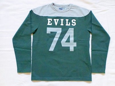 画像1: EVILACT"NUMBERING HOCKEY TEE"