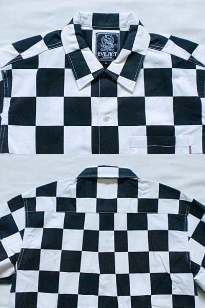 画像1: EVILACT"Checker shirt's L/S"