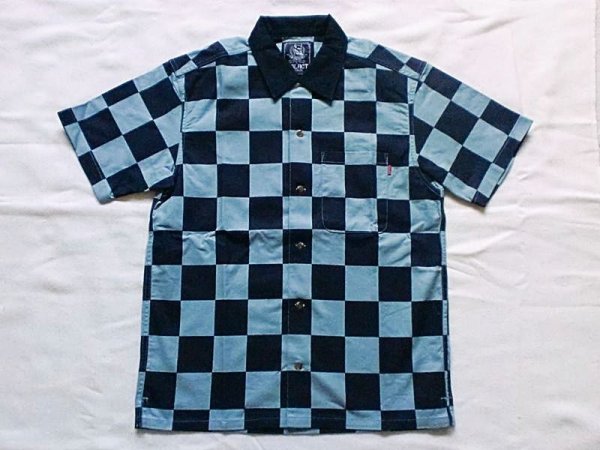 画像1: EVILACT"Checker shirts-S/S-N"  (1)