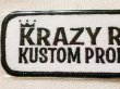 画像2: KRAZY ROD"KUSTOM PRODUCT"PATCH・B (2)