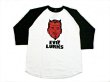 画像1:  KRAZY ROD "EVIL DADDY"RAGLAN 3/4 SLEEVE Tee (1)