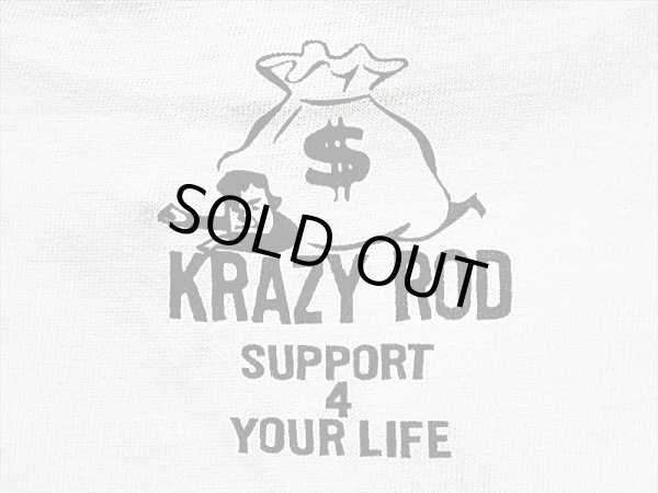 画像3:  KRAZY ROD "EVIL DADDY"RAGLAN 3/4 SLEEVE Tee (3)