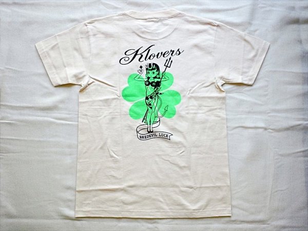 画像1: KRAZY ROD"SHE DEVIL LUCK"Tee (1)