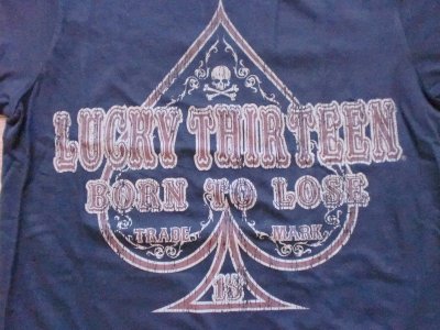 画像2: LUCKY-13"Anthem"Vintage Tee　