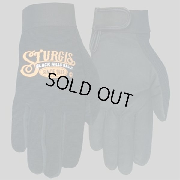 画像1: HOT LEATHERS"STURGIS SIGN"Mechanics Gloves  (1)