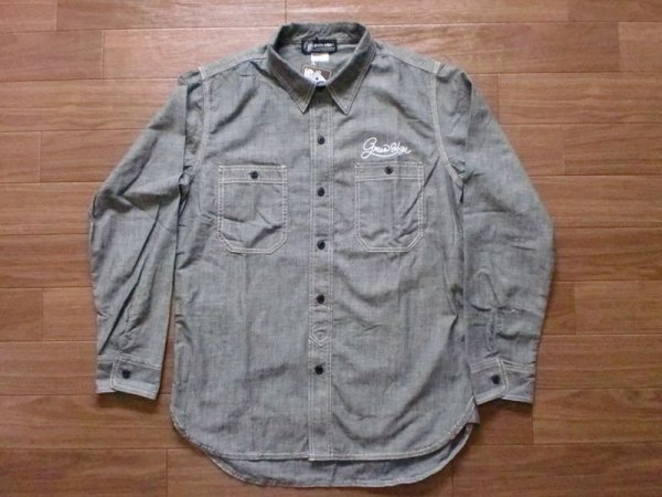 画像1: GREEN EDGE"CHAMBRAY SHIRT" (1)