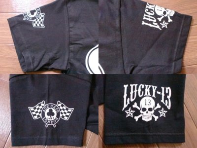 画像2: LUCKY-13"Rockers LOGO"Tee