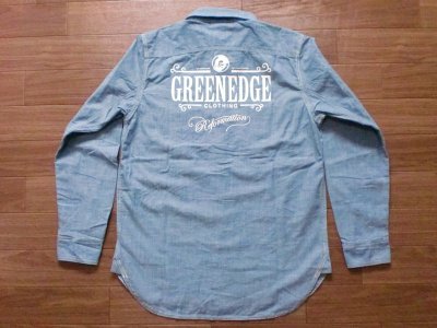 画像3: GREEN EDGE"CHAMBRAY SHIRT"