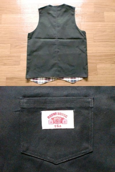 画像3: ROUND HOUSE"Reversible Work Vest"