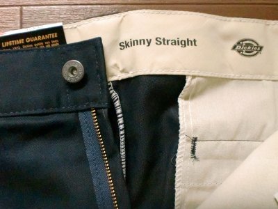 画像2: SKINNY STRAIGHT PANT "DOUBLE KNEE"  