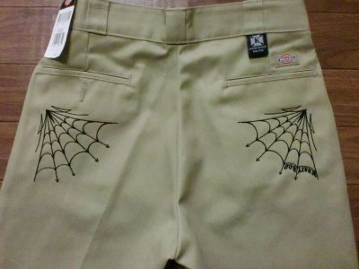 画像1: KRAZY ROD"ARCH SPIDER"KUSTOM WORK PANT